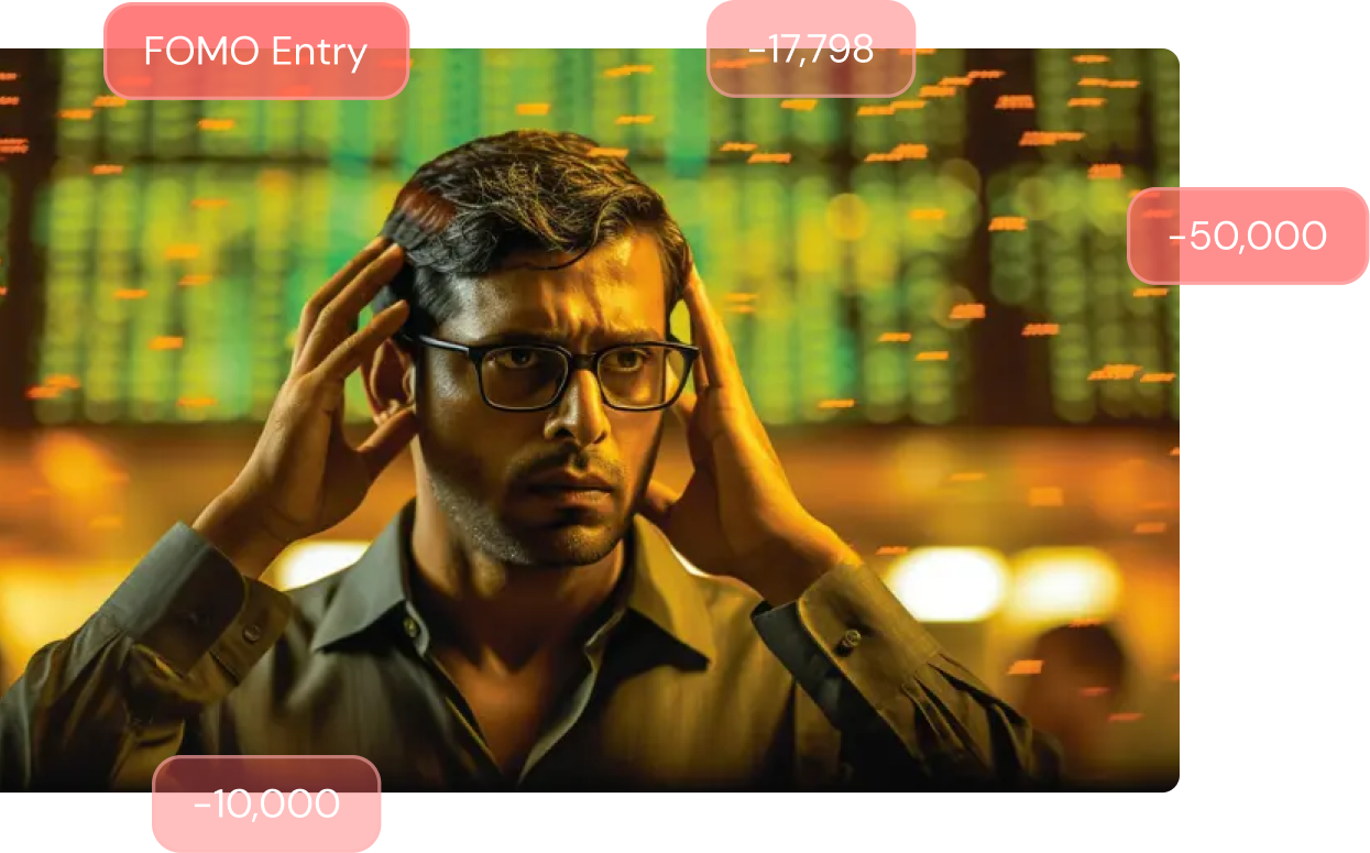 Frustrated trader